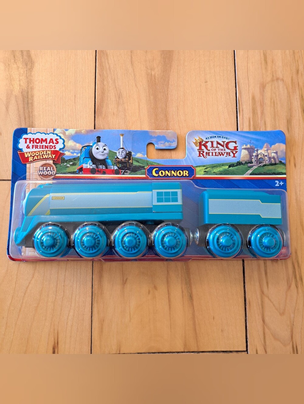 NEW! CONNOR! KING OF THE RAILWAY! Thomas Train Wooden Railway FISHER PRICE 2012!